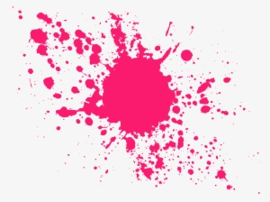 Splash Clipart Neon - Paint Splatter Png Pink #557326