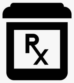 Butelka Z Lekami Na Receptę Icon - Prescription Drug Icon Png #557521