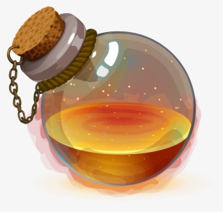 Image Black And White Stock Lavapotion - Potion Bottle Transparent #557524