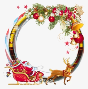 Christmas Border Png Transparent Image - Cadre Noel Clipart #558108