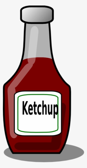 Ketchup Bottle Svg Clip Arts 306 X 590 Px #558413