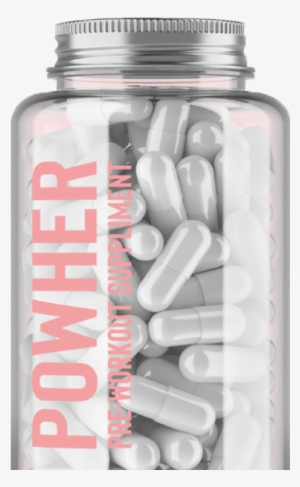 A Bottle Of Powher Workout Suppliment - Plastic Bottle #558485