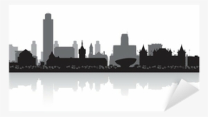 Albany New York City Skyline Silhouette Sticker • Pixers® - Albany Skyline Silhouette #559040