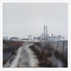 Two Faces Of Urbanism In Two Different Mediums - Oil Painting #559200