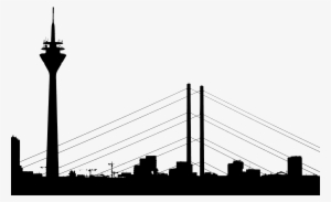 City Silhouette Vector Clipart Image - Rhine #559232