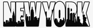 Stickers Muraux Pays Et Villes Sticker New York Lettre - New York Sticker Png #559349