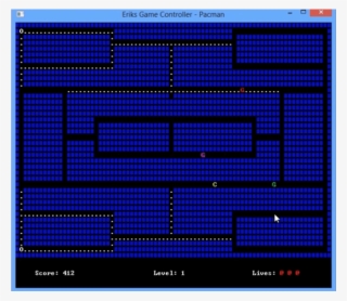 Ascii Pacman And Snake Game #5501276