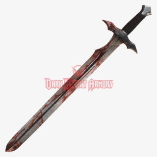 Bloody Marauder Larp Longsword - Army - Punk Large Tote Bag, Adult Unisex, Natural, #5501537