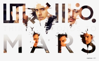 30 Seconds To Mars Png Image Background - 30 Seconds To Mars 2010 #5501648