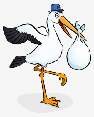 Stork Baby Png - Clipart Stork Png #5502112
