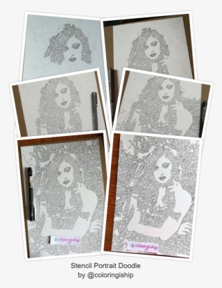 Portrait Doodle - Paper #5503454