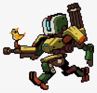 Bastion - Overwatch Bastion Pixel Spray #5503791