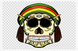 Download Reggae Skull Png Clipart Reggae Rastafari - Ska 86 Reka Putri #5503976