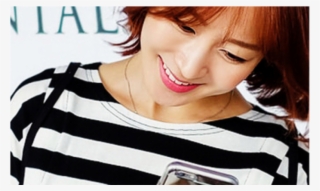 Fake 2pcs Horizontal Stripes Design Short Sleeve Maternity - Girl #5505109