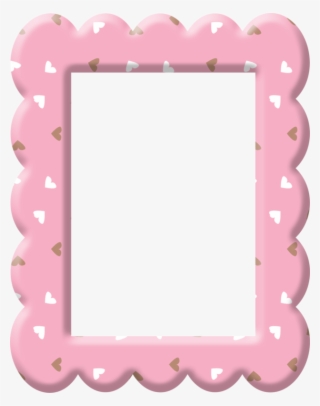 Pink Hearts * Ribbon Clipart, Baby Clip Art, Chocolate - Pink Hearts Pic Frames Png #5505831