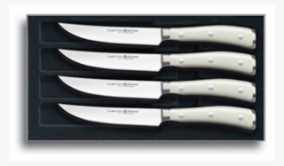 Classic Ikon Creme Steak Knife Set - Wüsthof Classic Ikon 4 Pc. Steak Knife Set #5506047