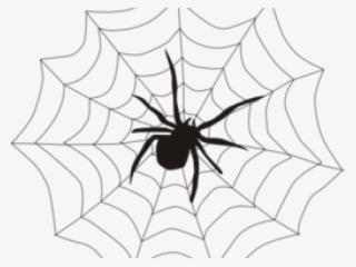 Spider Web Clipart Spider Logo - Spider With Web Drawing #5506499
