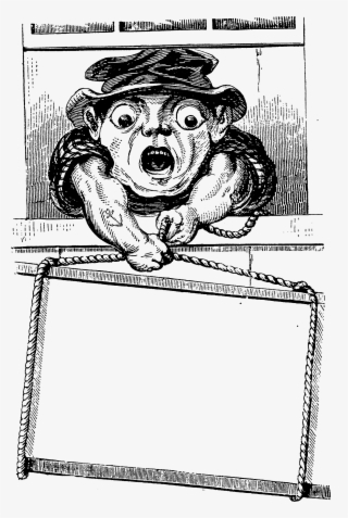 0667 Tattoed Man Victorian Advertising Blank Banner - Advertising #5506505