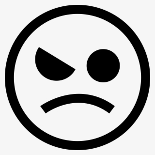 Angry Rubber Stamp - Black Heart In Circle #5507476