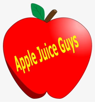 Apple Juice Guys Clip Art At Clker - Kreslené Ovoce #5507915