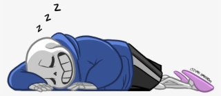 Transparent Sleeping Sans By Ltsumi-d9s97qf - Undertale Sans Sleeping #5508390