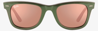 Ray Ban Wayfarer Green Frames Png - Mens Ray Bans Sunglasses On Face #5511730