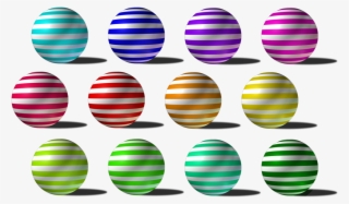 Spheres With Stripes Png - Circle #5512698