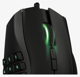 Tilt-click Scroll Wheel - Razer Naga 2014 Ergonomic Mmo Gaming Mouse - Black #5513425