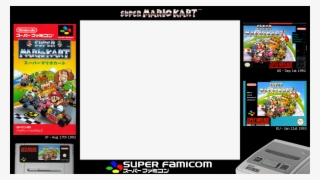 Super Nintendo Entertainment System - Nintendo Shvc-mk Super Famicom Super Mario Kart #5514029