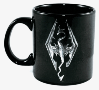 Skyrim Game Symbol Foil Print Mug #5515804