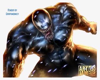 Check Out And See Where Bad Guys Converge In This Click - Green Venom Symbiote #5515989