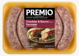 Cheddar Bacon Sausage 16oz 00005 Copy1 - Premio Hot Italian Sausage Patties, 1 Lb #5518837