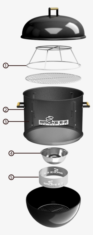 And Longer Smoking Times Depending On The Setting Of - Kettle Smoker #5519336