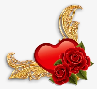 Hearts In Corners - Bordure De Coeur Png #5520124