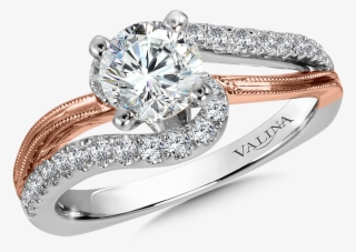 Valina Diamond Split Shank Engagement Ring Mounting #5520866