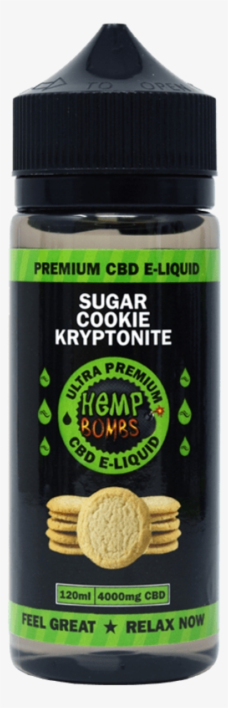 4000mg Cbd E-liquid Sugar Cookie Kryptonite - Cannabidiol #5521163