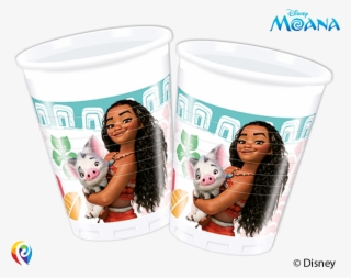 Moana Plastic Cups - Set Of 8 Moana Cups #5522445