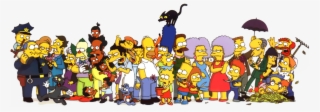U05e7 U05d5 U05d1 U05e5 Simpsons Cast Png U05d5 U05d9 - Simpsons Logo Matt Groening #5522506
