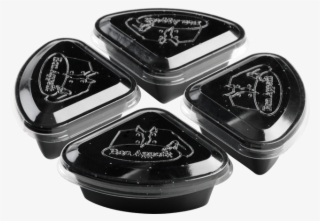 Container, Ps, 65ml, Plastic Cup, - Bak, Ps, 65ml, Kunststof Cup, 66.97x66.97x28.5mm, Zwart/transparant #5522509