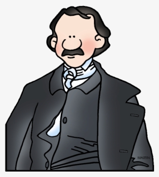Famous People From Massachusetts - Edgar Allan Poe Clipart #5522777