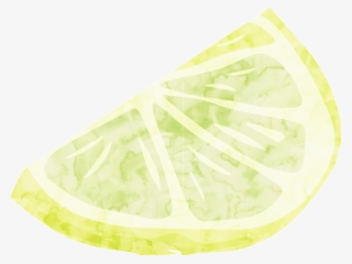Golden Lemon Cartoon Transparent - Key Lime #5524292
