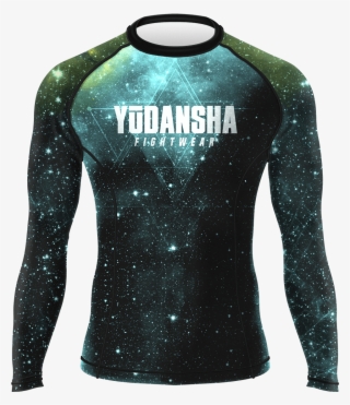 Vitruvian Man Galaxy Bjj Rash Guard - Brazilian Jiu-jitsu #5525505