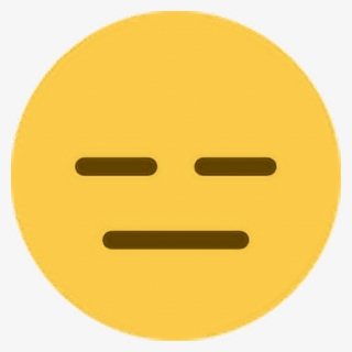 Unhappy Upset Linemouth Emoji Emoticon Face Expression - Expressionless Face #5525661