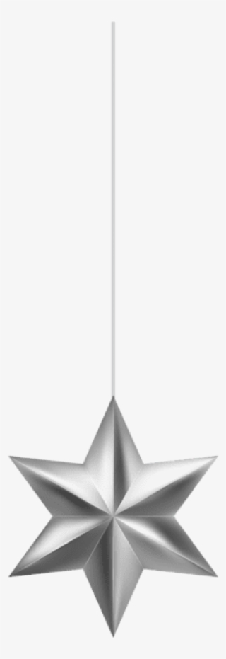 Free Png Silver Christmas Star Ornament Png Images - Origami #5526317
