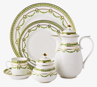 Thomas Goode Green Garland Tableware - Green Garland China By Thomas Goode #5527699