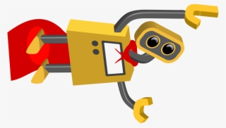 All Robots In The Collection Have Transparent Backgrounds - Robot Flying Png #5529311