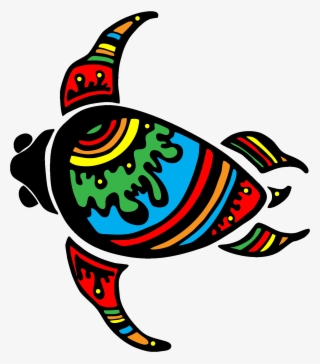 This Free Icons Png Design Of Colorful Turtle #5529388