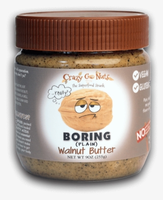 Ounce For Ounce, Walnuts Contain More Omega-3 Fatty - Crazy Go Nuts Walnut Butter Gluten Free Vegan #5529708