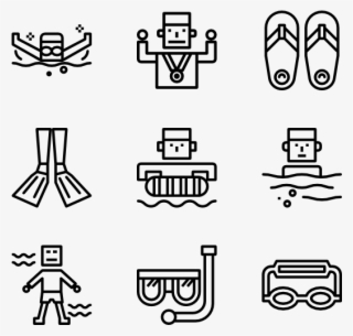 Swimming - Vector Icon School Png #5529777