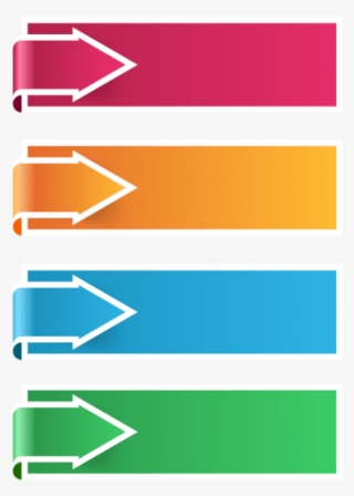 Arrow Banner Set Png - Portable Network Graphics #5529984
